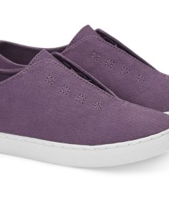 Slip-On Canvas Minimal – Unisex Canvas Sneakers – Purple