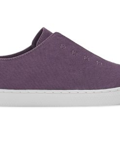 Alternative view of Slip-On Canvas Minimal – Unisex Canvas Sneakers – Purple