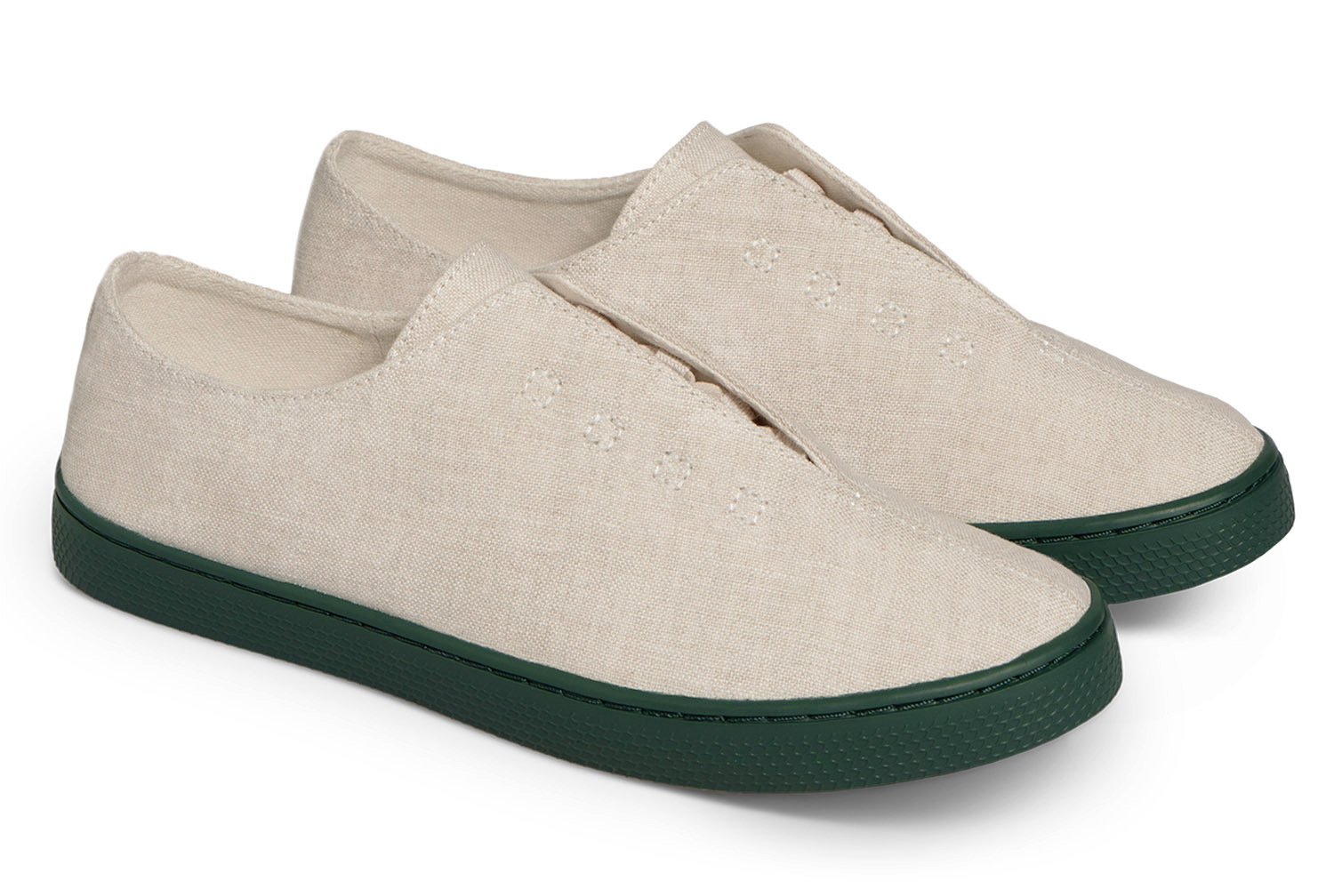 Slip-On Canvas Minimal – Unisex Canvas Sneakers – Beige