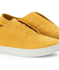 Slip-On Canvas Minimal – Unisex Canvas Sneakers – Yellow