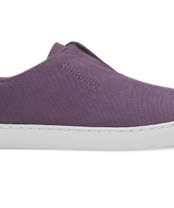 Slip-On Canvas Minimal – Unisex Canvas Sneakers – Deep Purple