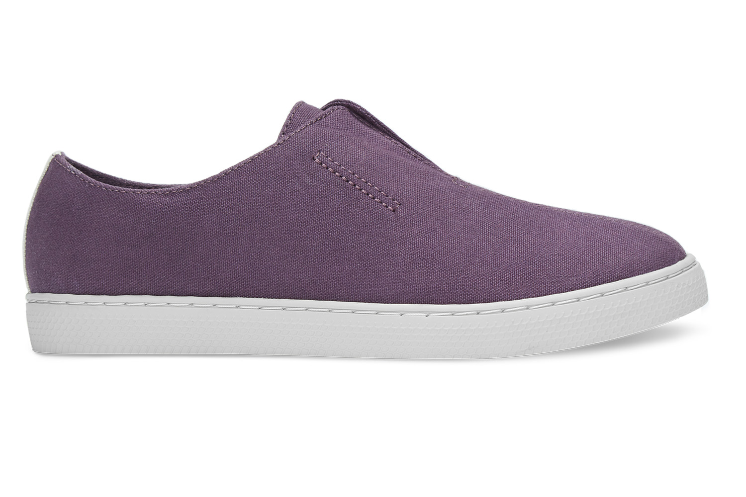 Slip-On Canvas Minimal – Unisex Canvas Sneakers – Deep Purple