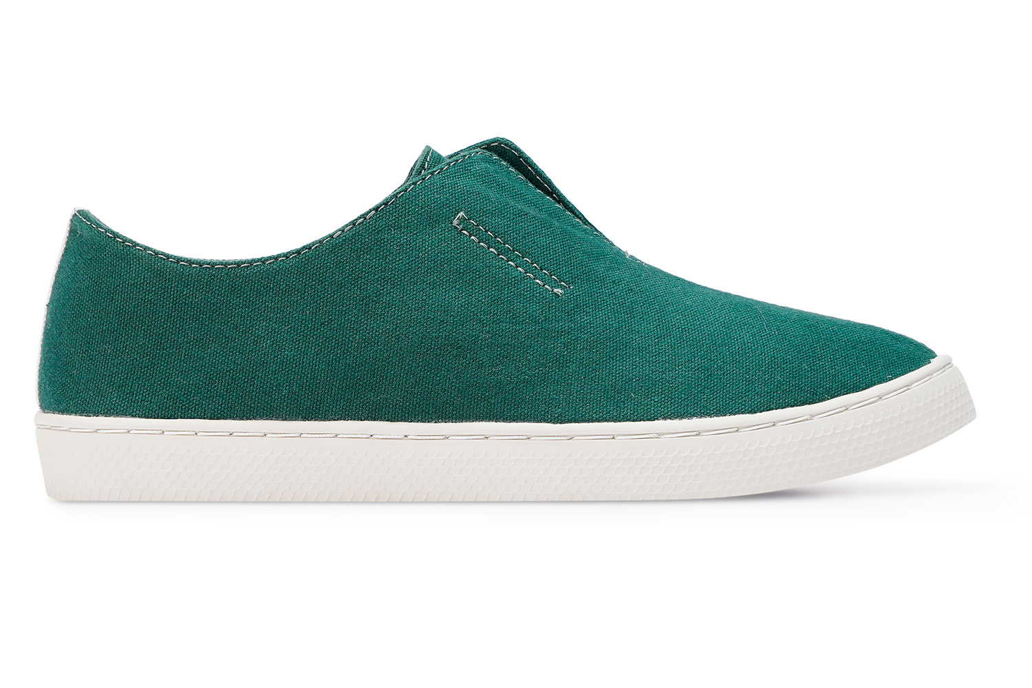 Slip-On Canvas Minimal – Unisex Canvas Sneakers – Olive Green