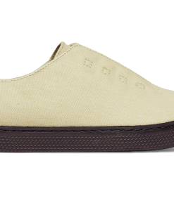 Alternative view of Slip-On Canvas Minimal – Unisex Canvas Sneakers – Light Yellow